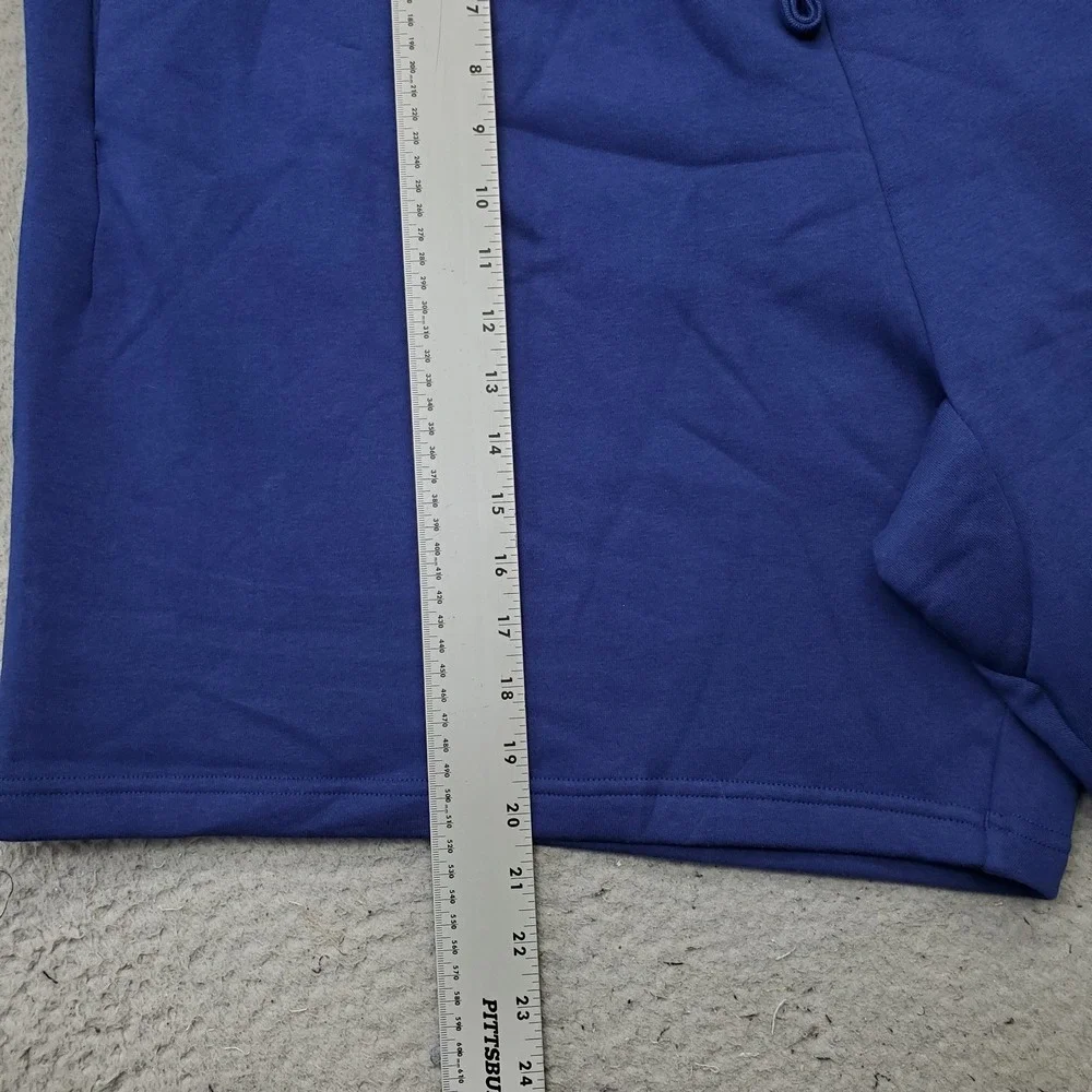 Adidas Collegiate Shorts Mens 3XL Blue Gym Training Elastic Waist Drawstring